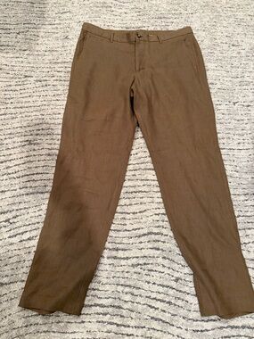 Mango Olive Brown Men's Chinos